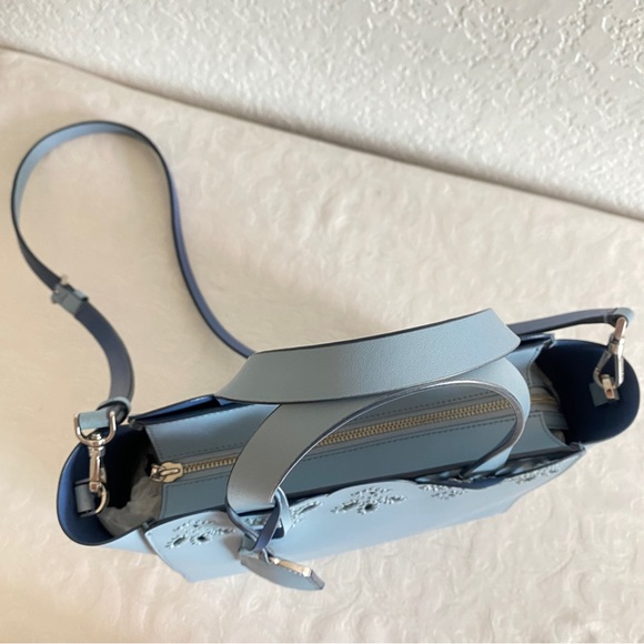 Kate Spade blue Scallop trim Eyelet 2 way bag - Picture 5 of 11